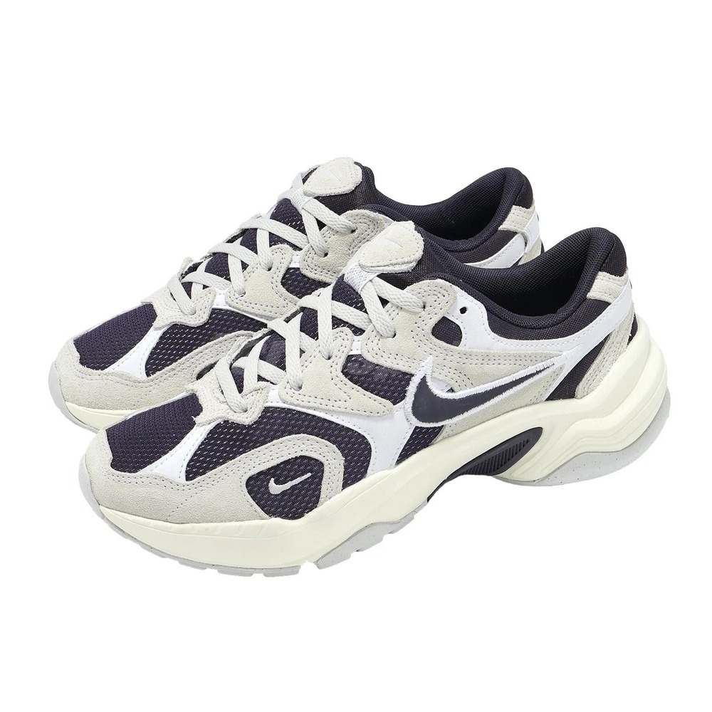 Nike AL8 Mens Size 11.5 Running Shoes White/Purple/Grey Sneakers FJ3794-500 NEW
